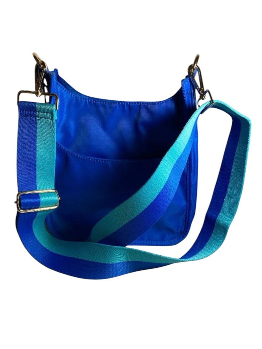 AhDorned Messenger Bag Crossbody Royal Blue Adjustable Guitar Strap Limited Ed.